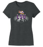 Women's LSU Tigers Premium Tri-Blend Tee Shirt - Spotlight and Shadow LSU