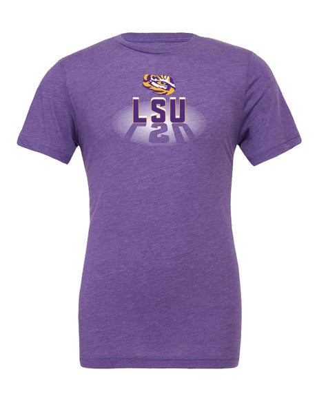 Women's LSU Tigers Premium Tri-Blend Tee Shirt - Spotlight and Shadow LSU