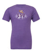 Women's LSU Tigers Premium Tri-Blend Tee Shirt - Spotlight and Shadow LSU