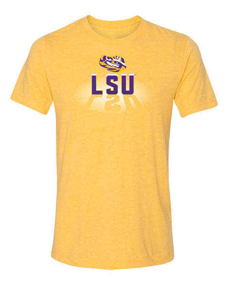 Women's LSU Tigers Premium Tri-Blend Tee Shirt - Spotlight and Shadow LSU