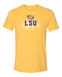 Women's LSU Tigers Premium Tri-Blend Tee Shirt - Spotlight and Shadow LSU