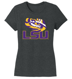 Women's LSU Tigers Premium Tri-Blend Tee Shirt - Tiger Eye LSU