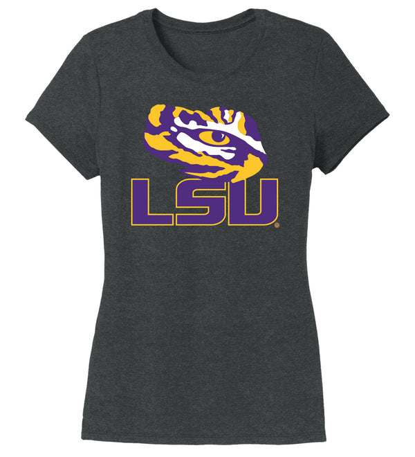 Women's LSU Tigers Premium Tri-Blend Tee Shirt - Tiger Eye LSU