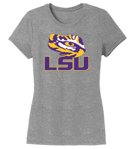 Women's LSU Tigers Premium Tri-Blend Tee Shirt - Tiger Eye LSU