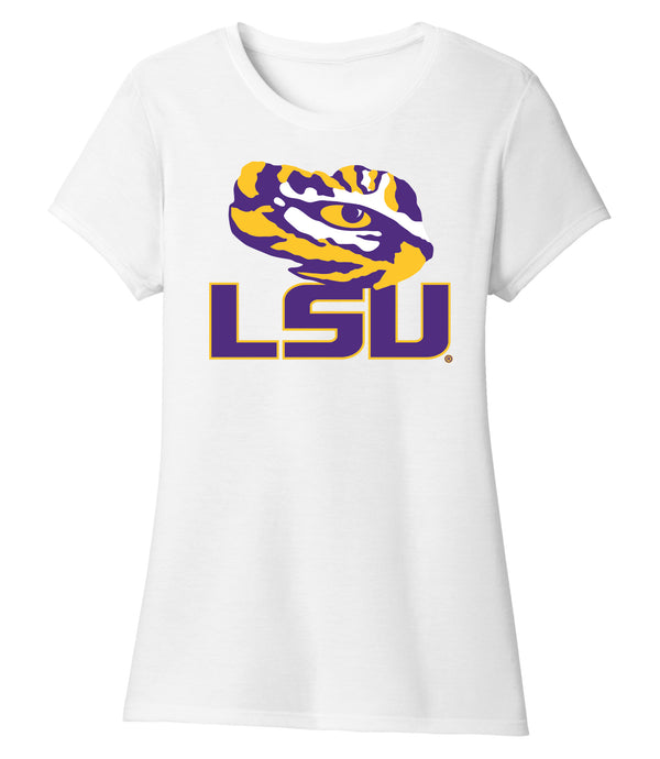 Women's LSU Tigers Premium Tri-Blend Tee Shirt - Tiger Eye LSU