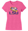 Women's LSU Tigers Premium Tri-Blend Tee Shirt - Tiger Eye LSU