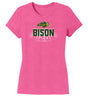 Women's NDSU Bison Premium Tri-Blend Tee Shirt - Spotlight Bison