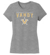 Women's Vanderbilt Commodores Premium Tri-Blend Shirt - Vandy with Primary Logo