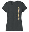 Women's Vanderbilt Commodores Premium Tri-Blend Shirt - Vertical Vanderbilt Commodores