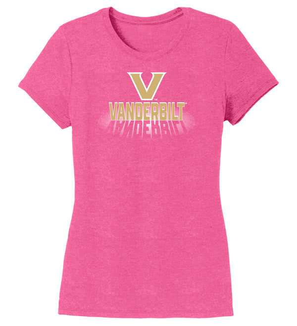 Women's Vanderbilt Commodores Premium Tri-Blend Shirt - Spotlight Vanderbilt