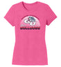 Women's Gonzaga Bulldogs Premium Tri-Blend Tee Shirt - Gonzaga Basketball