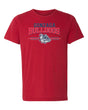 Women's Gonzaga Bulldogs Premium Tri-Blend Tee Shirt - Gonzaga Bulldogs 3 Stripe
