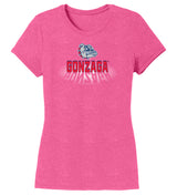 Women's Gonzaga Bulldogs Premium Tri-Blend Tee Shirt - Spotlight Gonzaga