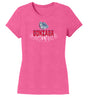 Women's Gonzaga Bulldogs Premium Tri-Blend Tee Shirt - Spotlight Gonzaga