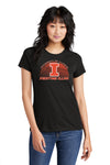 Women's Illinois Fighting Illini Premium Tri-Blend Tee Shirt - University of Illinois Basketball