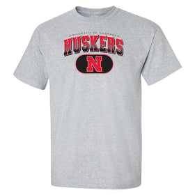 Nebraska Huskers Tee Shirt - Full Color Huskers Fade with Block N