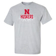 Nebraska Huskers Tee Shirt - 3D Huskers Spotlight Shadow