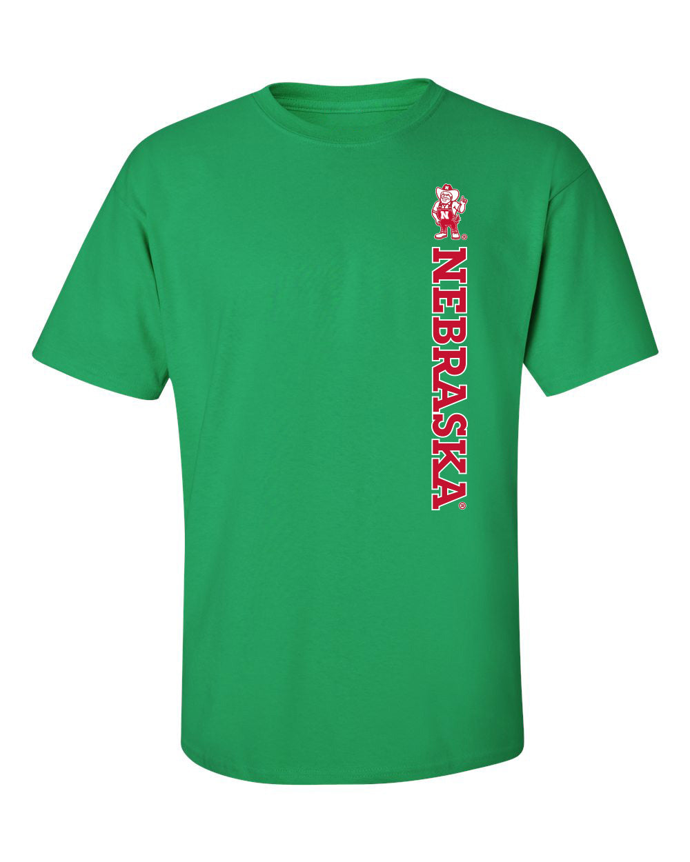 Nebraska Huskers Tee Shirt - Vertical Nebraska Herbie Husker