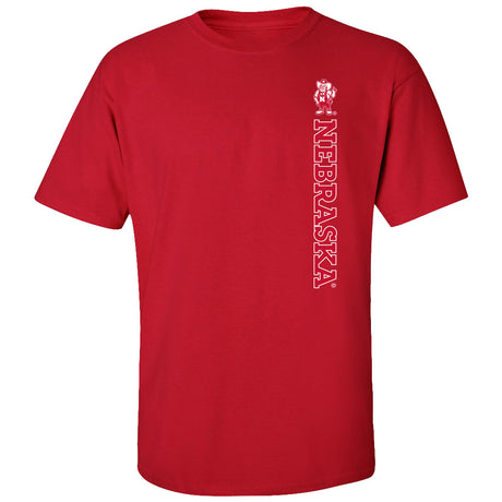 Nebraska Huskers Tee Shirt - Vertical Nebraska Herbie Husker