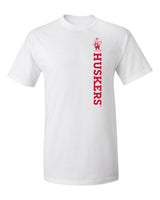 Nebraska Huskers Tee Shirt - Vertical Huskers Herbie Husker