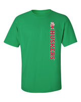 Nebraska Huskers Tee Shirt - Vertical Huskers Herbie Husker