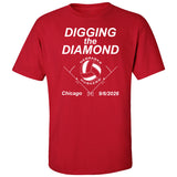 Nebraska Huskers Tee Shirt - Nebraska Volleyball Digging the Diamond