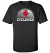 Iowa State Cyclones Tee Shirt - Iowa State Basketball with Cy