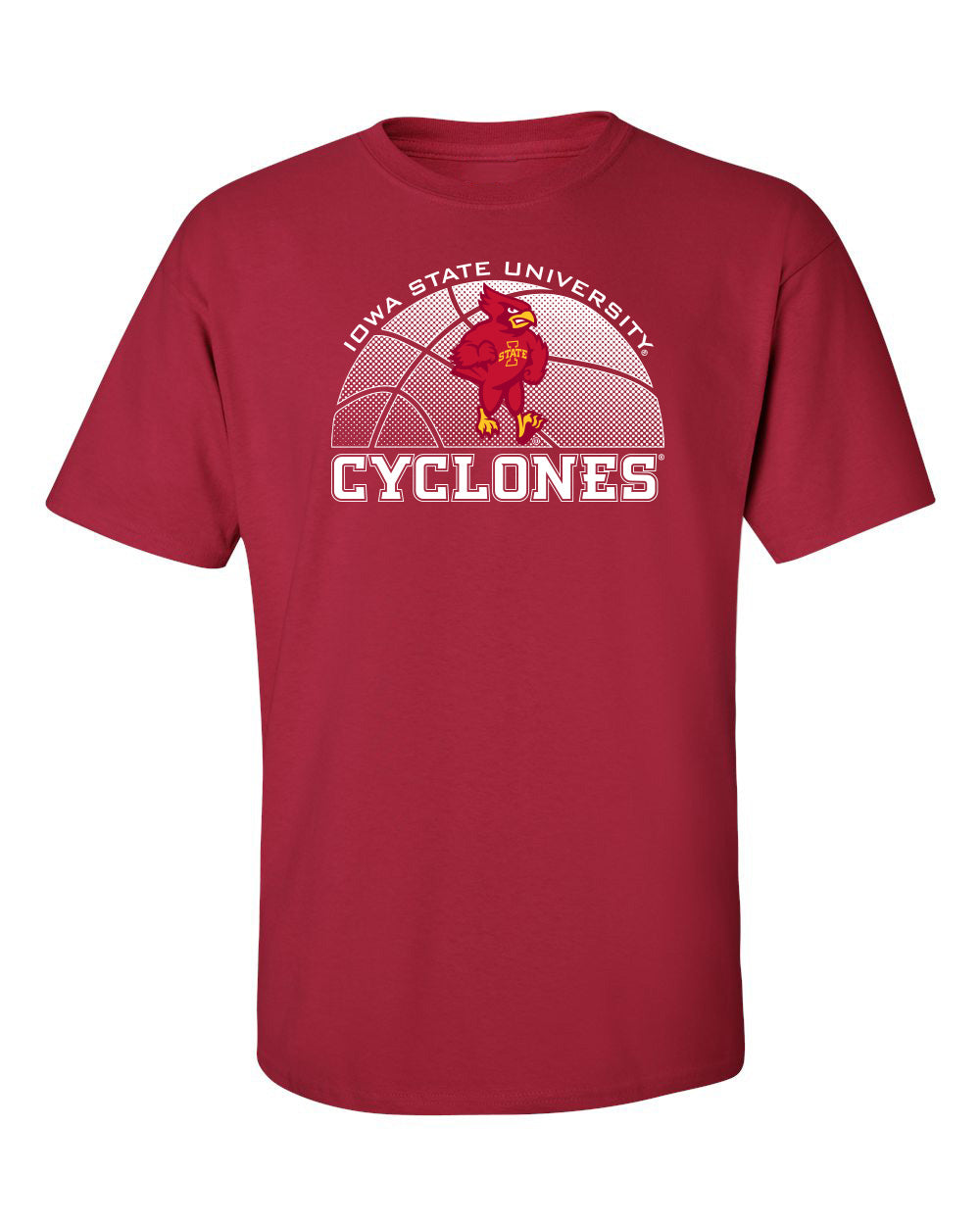 Iowa State Cyclones Tee Shirt - Iowa State Basketball with Cy