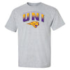 Northern Iowa Panthers Tee Shirt - UNI Full Color Fade Primary Logo