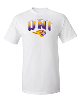 Northern Iowa Panthers Tee Shirt - UNI Full Color Fade Primary Logo