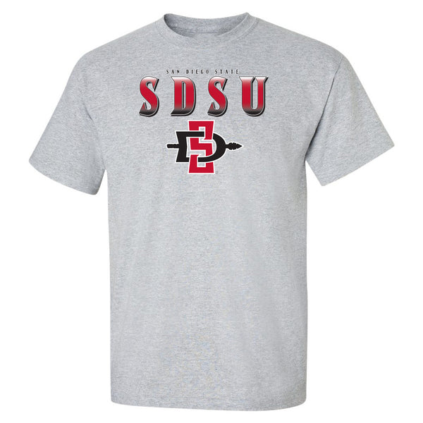 San Diego State Aztecs Tee Shirt - SDSU Full Color Fade Aztecs Logo