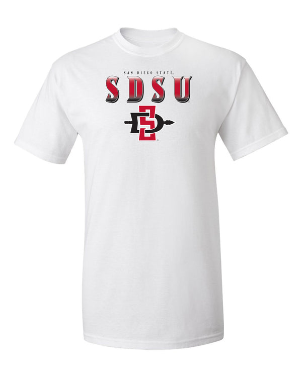 San Diego State Aztecs Tee Shirt - SDSU Full Color Fade Aztecs Logo