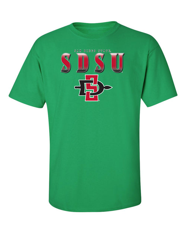 San Diego State Aztecs Tee Shirt - SDSU Full Color Fade Aztecs Logo