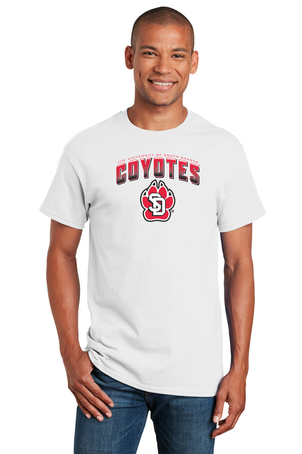 South Dakota Coyotes Tee Shirt - Coyotes Full Color Fade Primary Logo