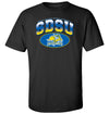 South Dakota State Jackrabbits Tee Shirt - SDSU Full Color Fade Plus Primary Logo