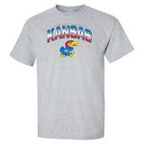 Kansas Jayhawks Tee Shirt - Full Color Fade Kansas Logo