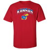 Kansas Jayhawks Tee Shirt - Full Color Fade Kansas Logo