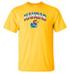 Kansas Jayhawks Tee Shirt - Full Color Fade Kansas Logo