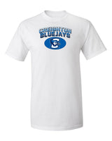 Creighton Bluejays Tee Shirt - Full Color Fade Primary Logo Oval
