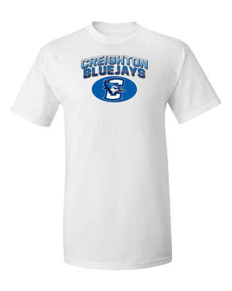 Creighton Bluejays Tee Shirt - Full Color Fade Primary Logo Oval