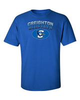Creighton Bluejays Tee Shirt - Full Color Fade Primary Logo Oval