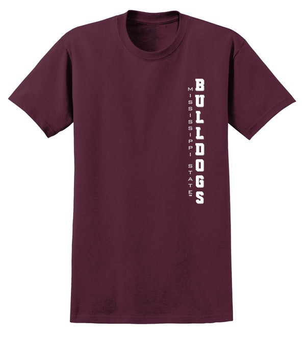 Mississippi State Bulldogs Tee Shirt - Vertical Mississippi State Bulldogs