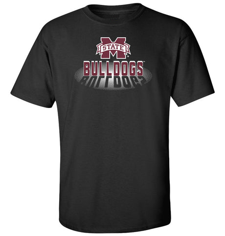 Mississippi State Bulldogs Tee Shirt - Bulldogs Spotlight and Shadow