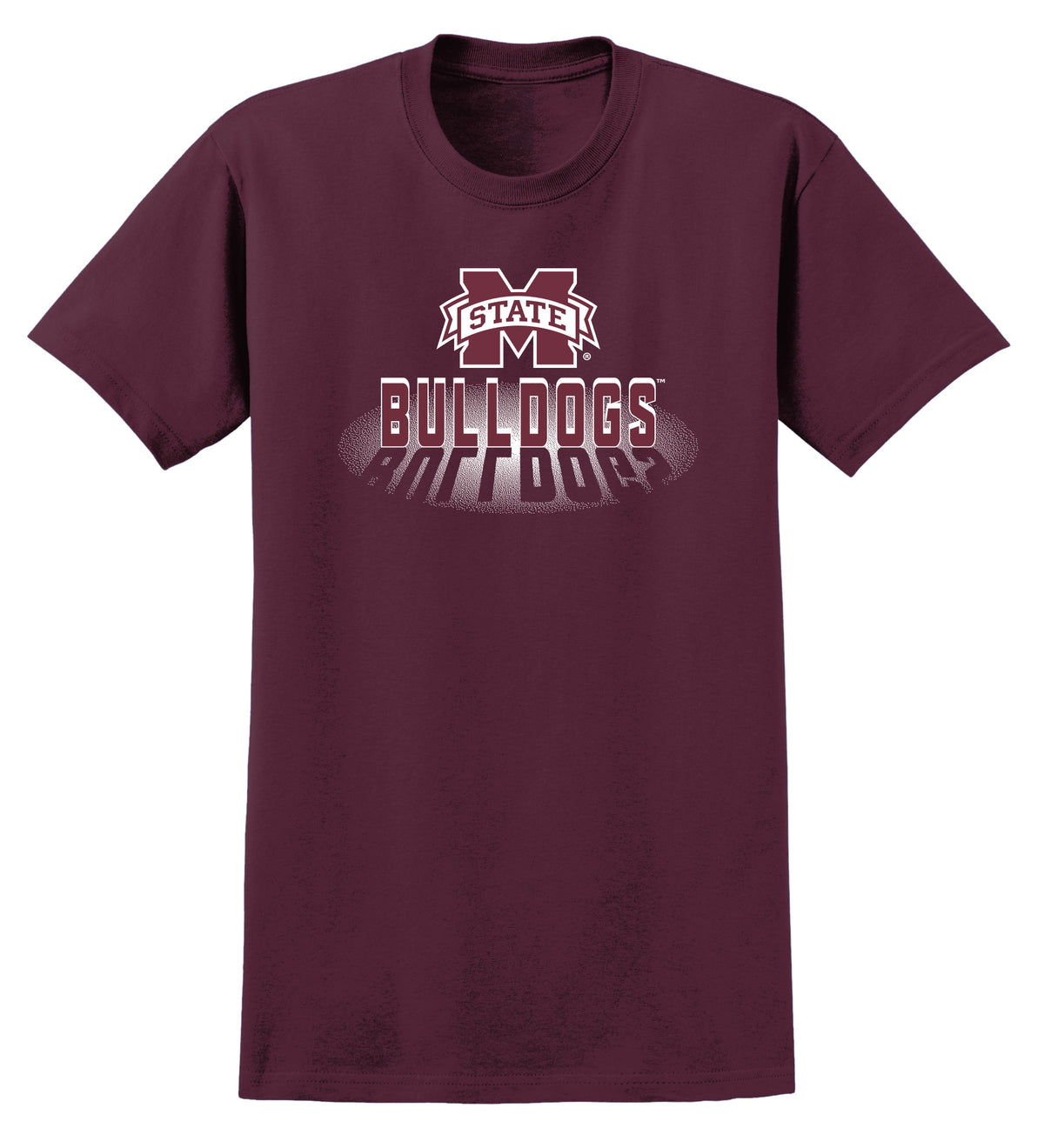 Mississippi State Bulldogs Tee Shirt - Bulldogs Spotlight and Shadow