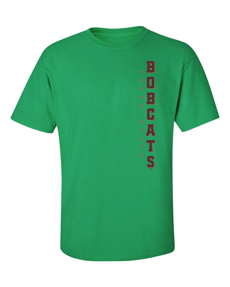 Texas State Bobcats Tee Shirt - Vertical Texas State Bobcats