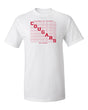 Houston Cougars Tee Shirt - Diagonal Cougars Echo