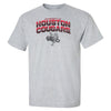 Houston Cougars Tee Shirt - Full Color Fade with Cougar