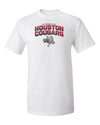 Houston Cougars Tee Shirt - Full Color Fade with Cougar