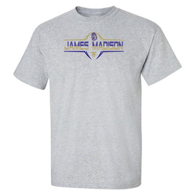 James Madison Dukes Tee Shirt - Striped James Madison Football Laces