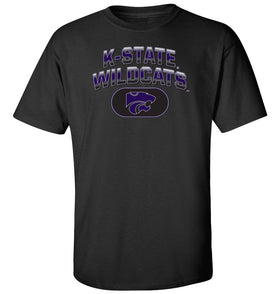 K-State Wildcats Tee Shirt - Full Color K-State Wildcats Fade